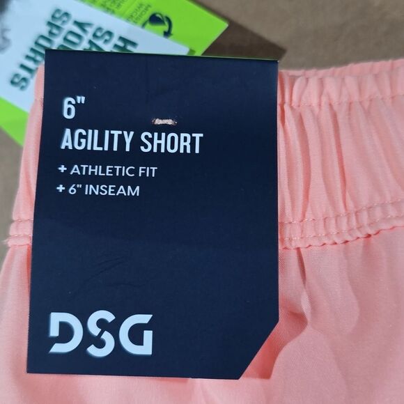 NWT DSG Men's 6" Agility Woven Shorts Color Pink Ray - Picture 4 of 5